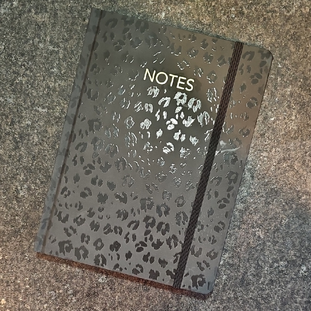 Threshold Gray Leopard Print Journal